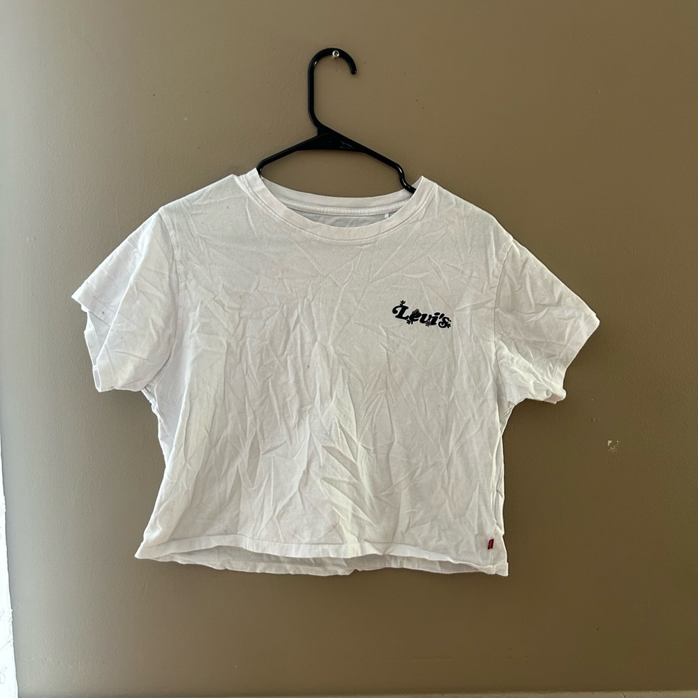 Levi’s cropped relax fit tee